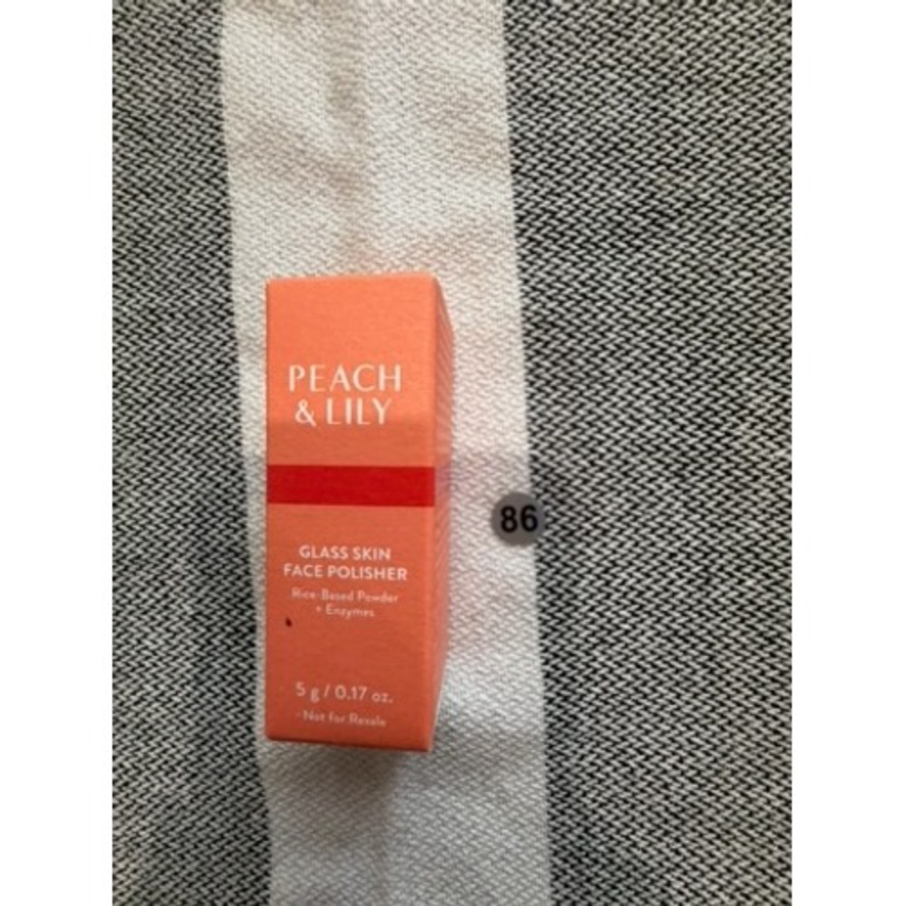 Peach & Lily Glass Skin Face Polisher Rice-Based Powder Enzymes 5g 0.17oz Travel
